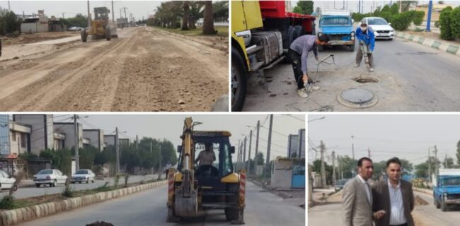 تحت نظارت مستقیم مهندس پورخلف ریاست شورای اسلامی شهر خرمشهر در حال انجام است :